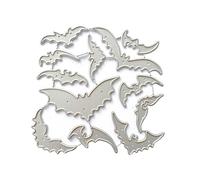 Animal Cutting Mourir Halloween Chauve-souris Modèles de découpe pour la fabrication de cartes Scrapbooking Papercraft Album Chauves-souris Tampon pour la fabrication de cartes