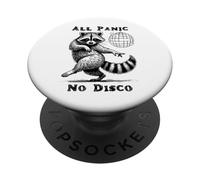 Animal Dansant Amusant All Panic No Disco Raccoon PopSockets PopGrip Adhésif