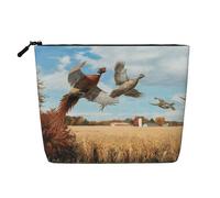 Animal de Chasse au Canard,Trousse de Toilette de Voyage Portable, Imitation Lin, en Lin.