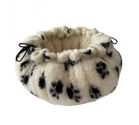 Animal de Compagne Cocon 2 IN 1 Cachette De Laine Mérinos Lit de Chat Grotte