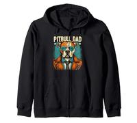 Animal de compagnie amusant Pitbull Dad Pitbull pour homme, fête des pères Sweat à Capuche