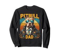 Animal de compagnie amusant Pitbull Dad Pitbull pour homme, fête des pères Sweatshirt
