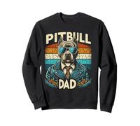 Animal de compagnie amusant Pitbull Dad Pitbull pour homme, fête des pères Sweatshirt