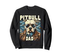 Animal de compagnie amusant Pitbull Dad Pitbull pour homme, fête des pères Sweatshirt
