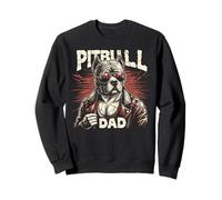 Animal de compagnie amusant Pitbull Dad Pitbull pour homme, fête des pères Sweatshirt