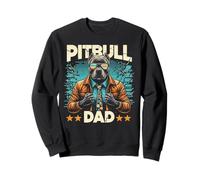 Animal de compagnie amusant Pitbull Dad Pitbull pour homme, fête des pères Sweatshirt
