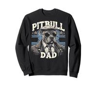 Animal de compagnie amusant Pitbull Dad Pitbull pour homme, fête des pères Sweatshirt