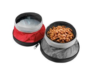 Animal de Compagnie Bol, Double Bol Voyage pour Chien, Chats - 1100 + 1400 ML