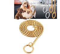 Animal de compagnie Chaîne moyenne en acier inoxydable P et grande chaîne chien formation de chien animal de compagnie chien sans soudure câble de traction soudage chaîne métallique non racine des che