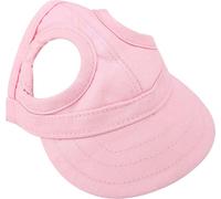 Animal de compagnie Chien Chat Baseball Outdoor Cap Sunbonnet Bande réglable Voyage d'été Sport Hat (Pink S)