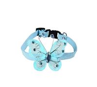 Animal de Compagnie Collier de Chien 2 PCS Noeud Collier Chiot Teddy Bijoux Collier (Violet) (Color : Blue)