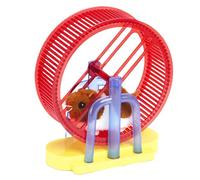 Animal De Compagnie Électronique - Modèle De Hamster en Peluche De Simulation Interactive | Jouet Électronique avec Support Et Roue d'exercice pour Apprendre, Jouet Animal De Compagnie pour