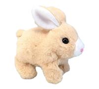 Animal de compagnie interactif en peluche, fonction de mouvement pour marcher, compagnon de jeu sonore, cadeau animé pour enfants | Mouvement doux de lapin, jeu d'expérience de divertissement
