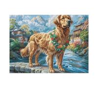 Animal de Compagnie Puzzles 1000 Pièces Educa Divertissant Décoration Intérieure 3D pour Famille Challenge Éducatif Assemblage Amusant Relaxation 500 PCS
