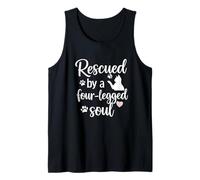 Animal de Compagnie « Rescued by a Four-Legged Soul » Débardeur