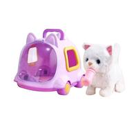 Animal de compagnie robot électrique en peluche - Jouet animal interactif, chiot de simulation | Faites sembler jouer à marcher avec le chien aboiement et balançoire pour les enfants, les adolescents