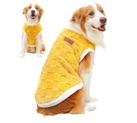 Animal de compagnie temps froid, gilet en peluche pour chien pour l'hiver - Vêtements de pull en peluche pour chien chaud | Pull coupe-vent pour chiens, fournitures pour animaux de petite taille de