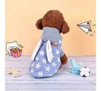 Animal de Compagnie Vêtements Cavalier Chien Mignon Automne et d'hiver en Deux Parties Jambes for Animaux Gilet de Chandail Costume de Chien Chat, Taille: XS (Color : Color4)