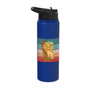Animal de dessin animé tarrsier Stainless Steel Insulated Water Bottle