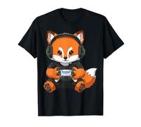 Animal de Jeu vidéo Fox Gamer Cool T-Shirt