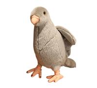 Animal De Peluche En Forma De Pájaro - Ave Suave Calmante Para Relajar Dormir, Falsa De Imitación Realista, Portatil Para Niños Bebés Halloween Pascua Navidad Cumpleaños Hogar Sofá