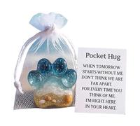 Animal de poche - Embrasse d'animaux - Souvenir encourageant fait à la main pour anniversaire, Saint-Valentin et soins pour femmes, hommes, adultes, amoureux et amis