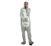 Animal de Pyjama Licorne Grenouillère Animaux Siamois Romper Pajamas Kigurumi Onesie Cosplay Animal Combinaison Costume Vêtement de Nuit en Flanelles Soirée Carvanal Halloween Noël Déguisement