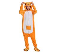 Animal de Pyjama Licorne Grenouillère Animaux Siamois Romper Pajamas Kigurumi Onesie Cosplay Animal Combinaison Costume Vêtement de Nuit en Flanelles Soirée Carvanal Halloween Noël Déguisement