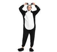 Animal de Pyjama Licorne Grenouillère Animaux Siamois Romper Pajamas Kigurumi Onesie Cosplay Animal Combinaison Costume Vêtement de Nuit en Flanelles Soirée Carvanal Halloween Noël Déguisement