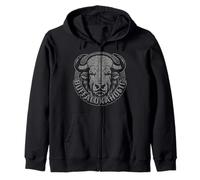 Animal de Travail et fête Buffalo et Buffelokaholic Sweat à Capuche