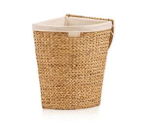 Animal-design Panier à linge d'angle, jacinthe d'eau, prend peu d'espace, beige, Größe 2: B52 x T38 x H57cm
