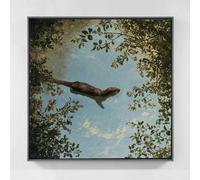 Animal Diamond Painting Adulte, 5D Diamond Painting Paysage Peinture Diamant Adulte Enfant Bricolage Cristal Strass Point de Croix Broderie Diamant Kit Complet Pour Décoration Murale 60x60cm hb1-13m