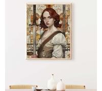Animal Diamond Painting Adulte, Diamond Painting Mouton Peinture Diamant Strass Point de Croix Broderie Kit Complet Adulte 5D Ronde Peinture Diamant pour Décoration Murale, Cadeau 90 x 120 cm PJY9 0-5