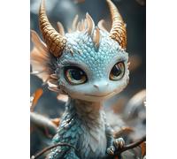 Animal Diamond Painting Adulte Enfant, 5D DIY Broderie Diamant Kit Complet Dinosaure Loisirs Créatifs Adultes, Peinture Diamant Strass Point de Croix Painting pour Maison Décor Cadeaux 70x100cm c-927