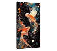 Animal Diamond Painting Kit pour Adulte Débutant, Peinture Diamant Poisson rouge Diamond Art Cristal Strass Point de Croix Broderie Diamant Painting Kit pour Murale Décoration Cadeau 120x60cm t-7717