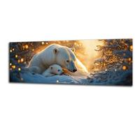 Animal Diamond Painting Ours Diamond Painting Adulte Petit Format 30x90 cm Broderie Diamant Peinture Kit Complet Point de Croix Enfant DIY Loisirs Créatifs Activité Manuelle Strass art, Cadeau-z236
