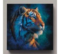 Animal Diamond Painting Tigre Diamond Painting Kit Complet, Bricolage 5D Peinture Diamant Adulte Cristal Strass Point de Croix Broderie Diamant Kit Complet, Tableau Decoration Murale 30x30cm ed1-w1