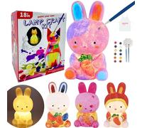 Animal DIY Night Light Coloring Kit - Lapin Design Art Craft Lampe, Cadeau Créatif pour Enfants 6-12 ans, pour Halloween/Noël/Anniversaire