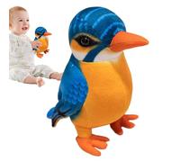 Animal d'oiseau | Animal en peluche douce - Coussin d'étreinte unique et de collection réaliste de 7,8 pouces pour les bonnes nuits des enfants de Noël