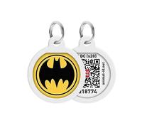 Animal Domestique Id Tag pour Chien Chat Avec Qr Passport Global Suchsystem De Perdu Animaux Domestiques Digital Id Chien Tag Batman Logo