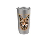 Animal du territoire du Dakota du Sud le Coyote Gobelet isotherme en acier inoxydable double paroi
