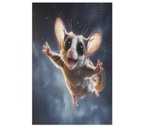 Animal écureuil Volant Puzzles Adulte 1000 Pieces Cadeau Famille Puzzle Classique 3D Puzzle EnfantsJouet en Bois Cadeau Unique Décoration Intérieure (78×53cm)