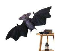 Animal en feutre avec aiguille, chauve-souris en feutre d'Halloween - Décoration de poupée de chauve-souris en feutre avec aiguille d'Halloween - Décoration en feutre avec aiguille faite à la main au