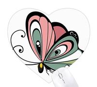 animal en forme de cÅ“ur cartoon papillon Jeux de tapis de souris en forme de coeur