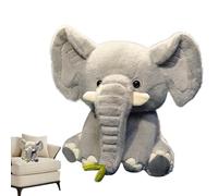 Animal en peluche avec éléphant, animal ultra doux avec éléphant en peluche | Peluche éléphants, peluche en peluche, 9,84 pouces, doux, confortable pour les statistiques de naissance Baby Shower