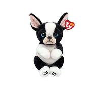 Ty Peluche Beanie Bellies Medium Tink Le Bouledogue français 30 cm Blanc et Noir