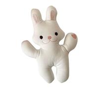 Animal en peluche câlin - Lapin mignon pleasueux | Soft Cuddle Bunny Toy | Cadeau pour animaux en peluche endormi pour Nursery Toy | Jouet en peluche décoratif de 20 cm pour