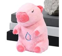 Animal en peluche Capybara - 4 niveaux réglables, contrôle du volume et lumière musicale, décoration d'intérieur Capybara, en peluche avec lumières musicales | Jouet ens peluchee Capybaraa pour