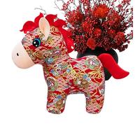 Animal en Peluche, Compagnon Relaxant pour l'heure du Sommeil, Jouet en Peluche de l'année du Cheval pour, Filles, sœurs, Amis, collectionneurs, Petite Amie, canapé, lit, canapé, Bureau