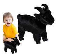 Animal en peluche de chèvre : d'oreiller en peluche douce pour ou décoration de crèche | Mignon jouet ami bien-aimé ornement créature animal figurine miniature du Ma